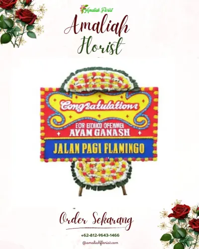 Bunga Papan Congratulation di Mengori